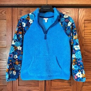 Cat & Jack Pull Over Fleece 1/4 zip up Girls size 14
